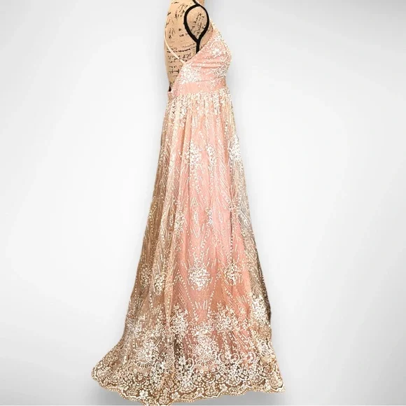 lace and velvet dress Finesse | Burgundy Lace And Velvet Square-Neck Maxi Dress With Draped Skirt